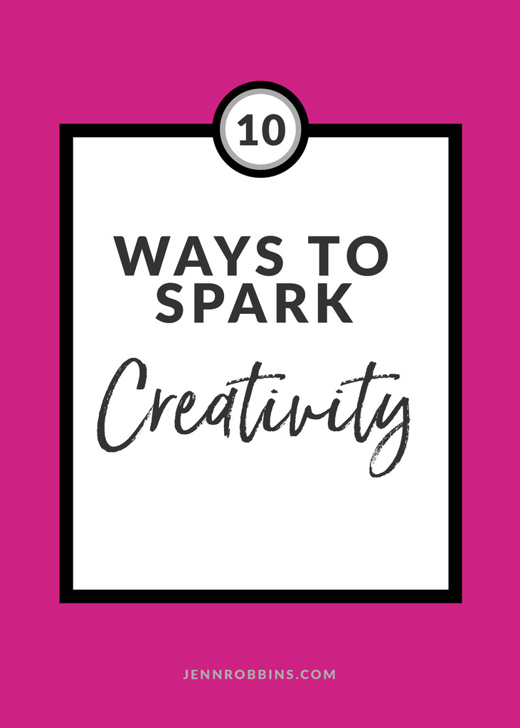 10 ways to spark creativity
